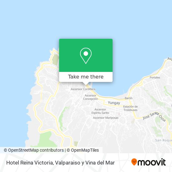 Hotel Reina Victoria map