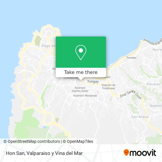 Hon San map
