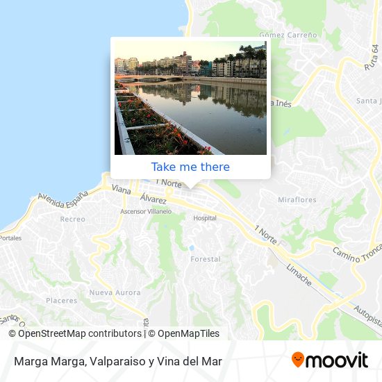 Marga Marga map