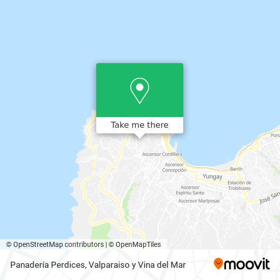 Panadería Perdices map