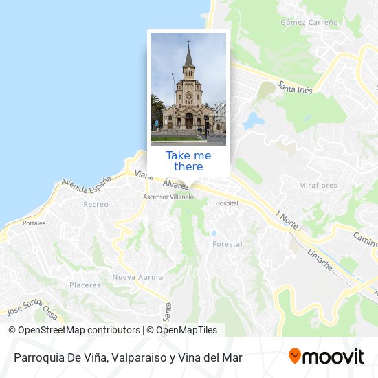 Mapa de Parroquia De Viña