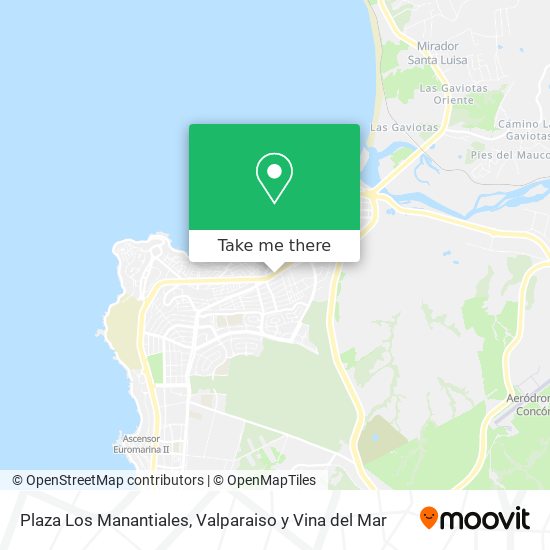 Mapa de Plaza Los Manantiales