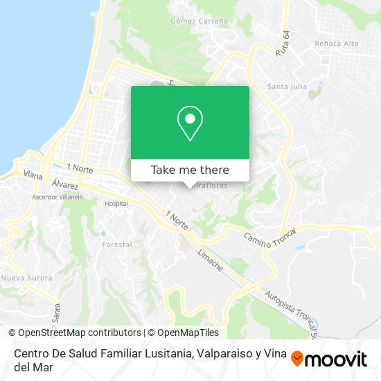 Centro De Salud Familiar Lusitania map