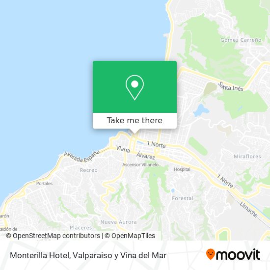 Mapa de Monterilla Hotel