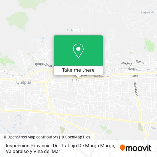 Inspección Provincial Del Trabajo De Marga Marga map