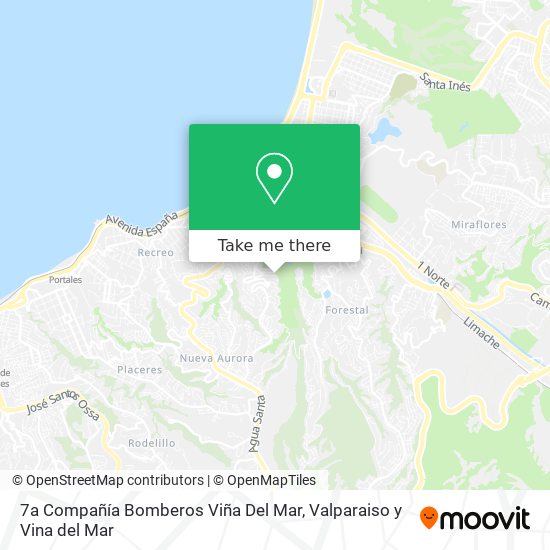 7a Compañía Bomberos Viña Del Mar map