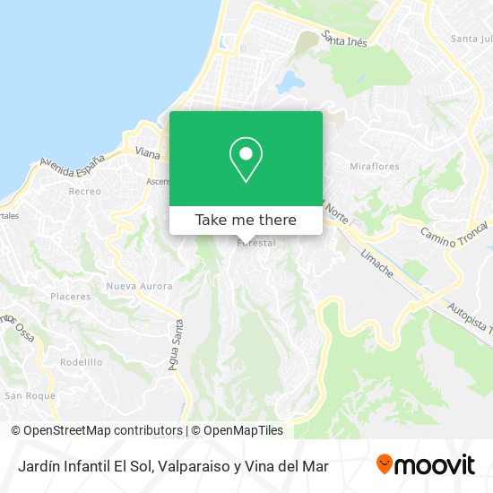 Jardín Infantil El Sol map
