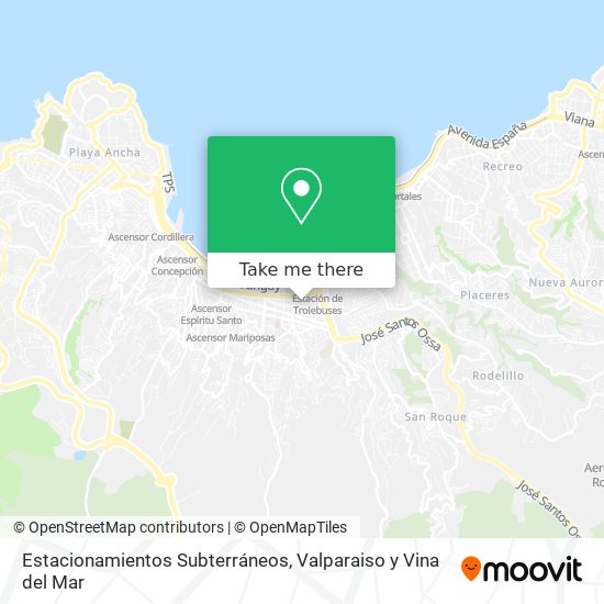 Mapa de Estacionamientos Subterráneos