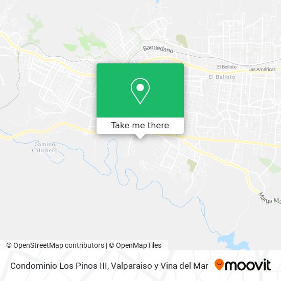 Condominio Los Pinos III map