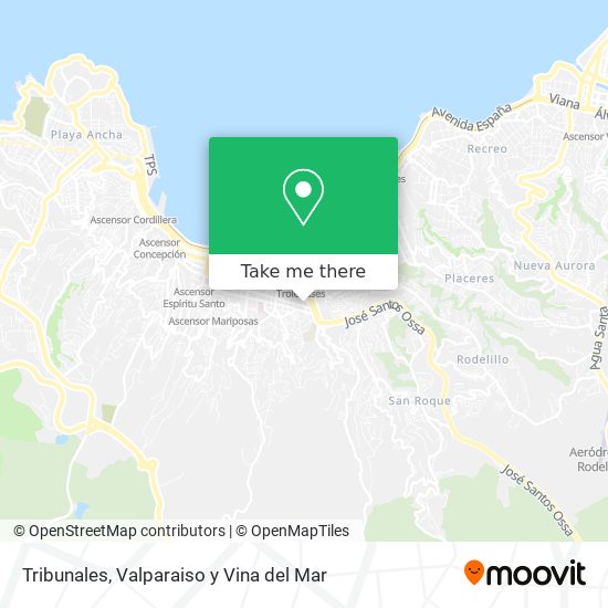 Tribunales map