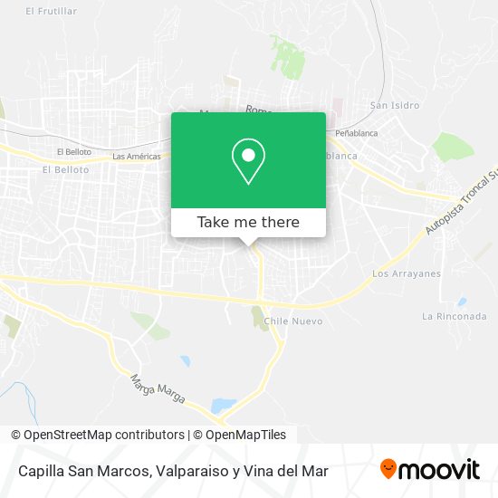 Capilla San Marcos map