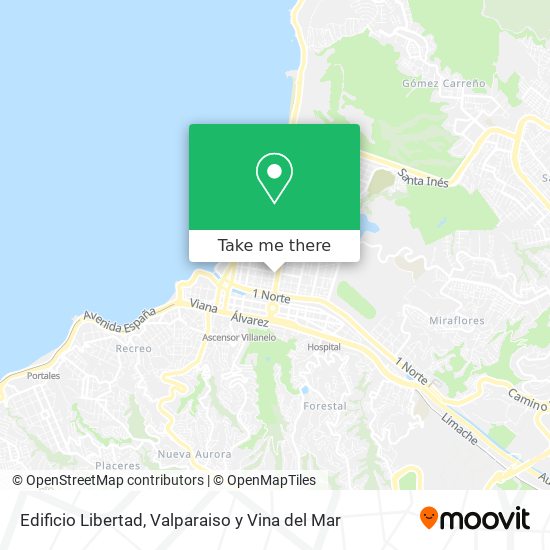 Mapa de Edificio Libertad