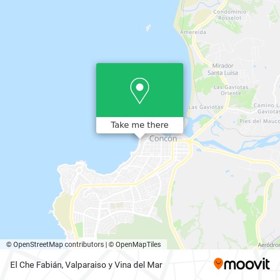 El Che Fabián map