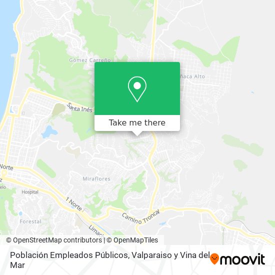 Población Empleados Públicos map