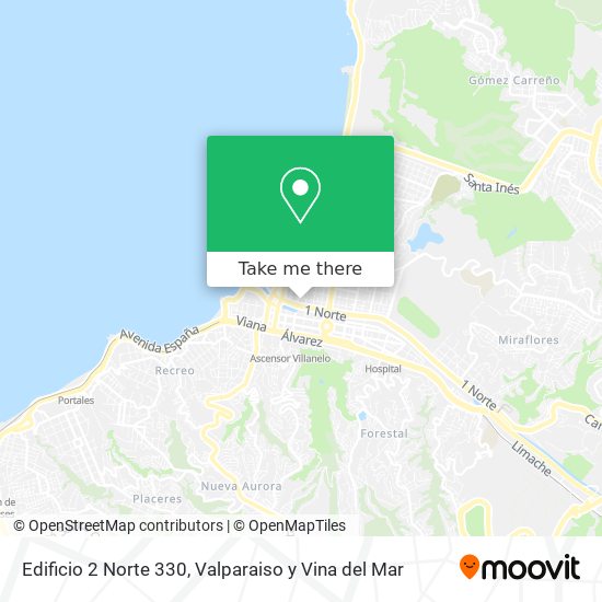 Mapa de Edificio 2 Norte 330