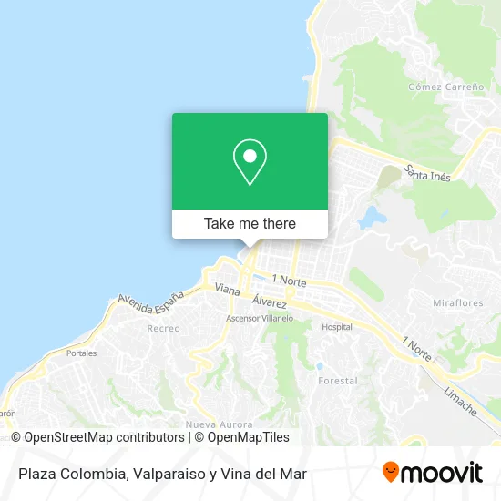 Mapa de Plaza Colombia