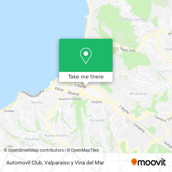 Automovil Club map