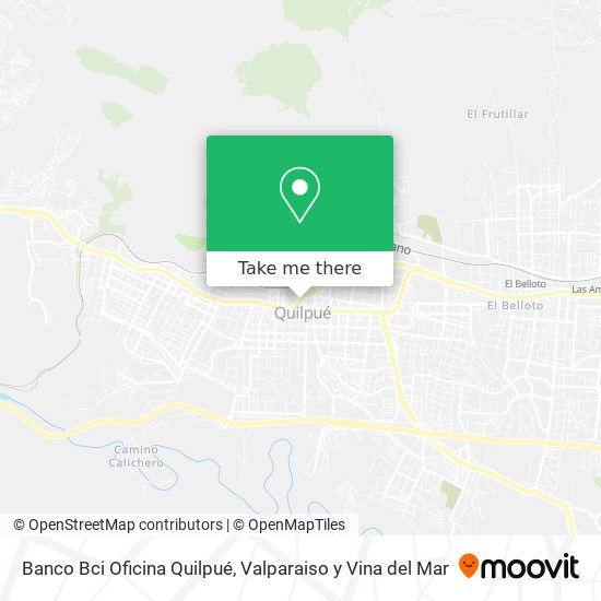 Mapa de Banco Bci Oficina Quilpué