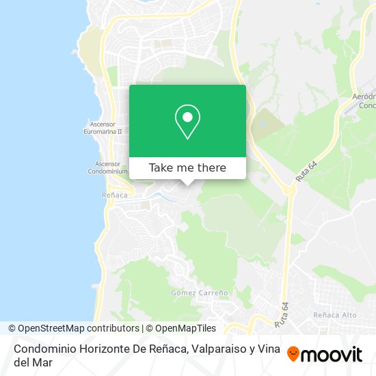 Condominio Horizonte De Reñaca map