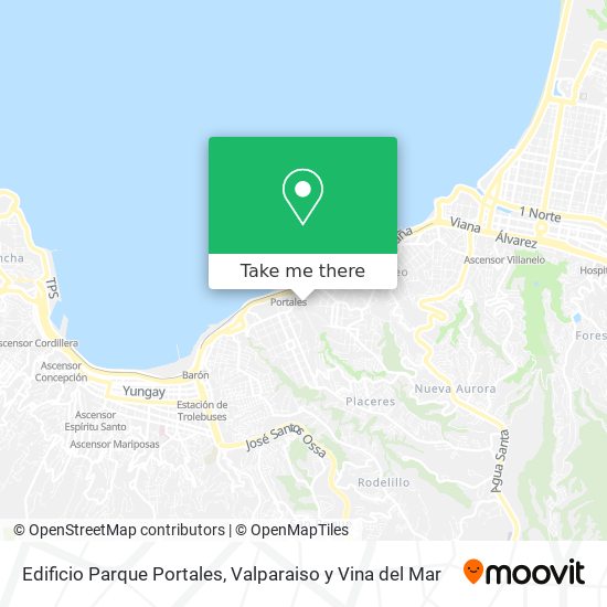 Edificio Parque Portales map