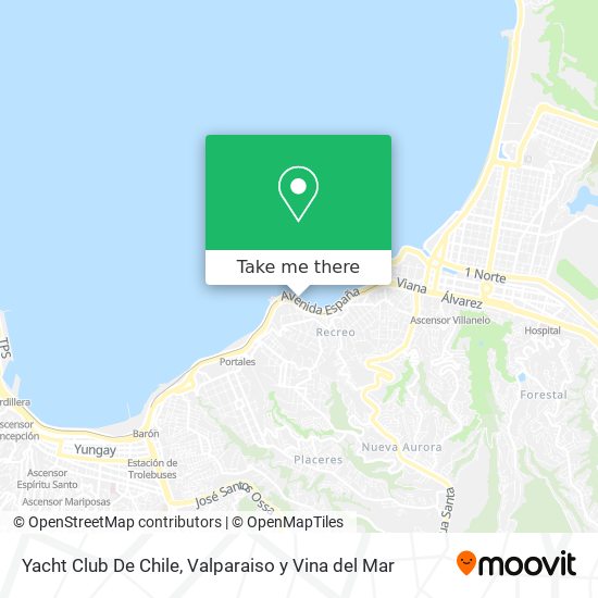 Yacht Club De Chile map