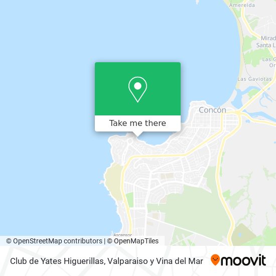 Mapa de Club de Yates Higuerillas