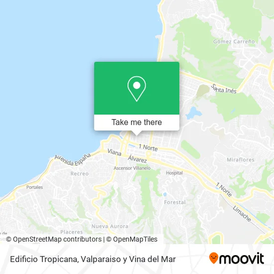 Mapa de Edificio Tropicana