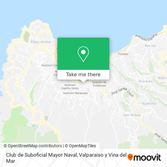 Club de Suboficial Mayor Naval map