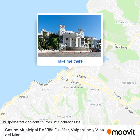 Casino Municipal De Viña Del Mar map