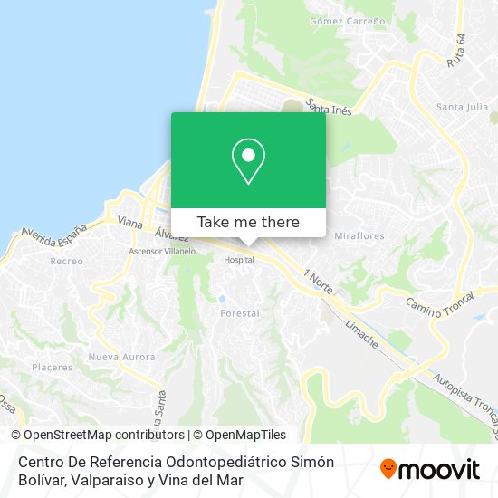 Centro De Referencia Odontopediátrico Simón Bolívar map