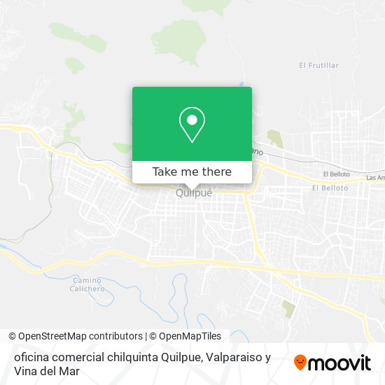Mapa de oficina comercial chilquinta Quilpue