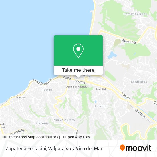 Zapateria Ferracini map