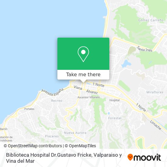 Biblioteca Hospital Dr.Gustavo Fricke map