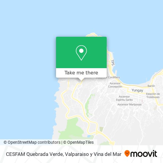 CESFAM Quebrada Verde map