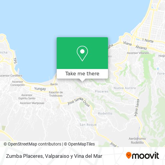 Mapa de Zumba Placeres