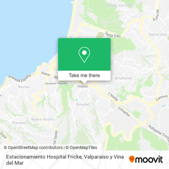 Mapa de Estacionamiento Hospital Fricke