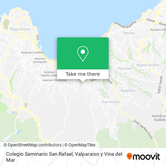 Mapa de Colegio Seminario San Rafael