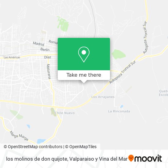 los molinos de don quijote map