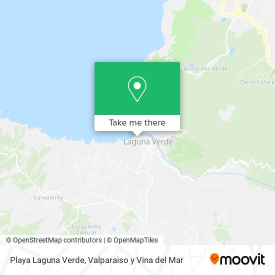 Playa Laguna Verde map