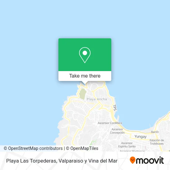 Mapa de Playa Las Torpederas