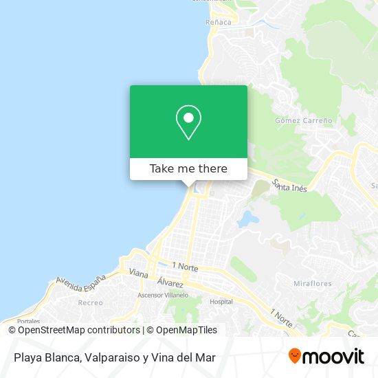 Playa Blanca map