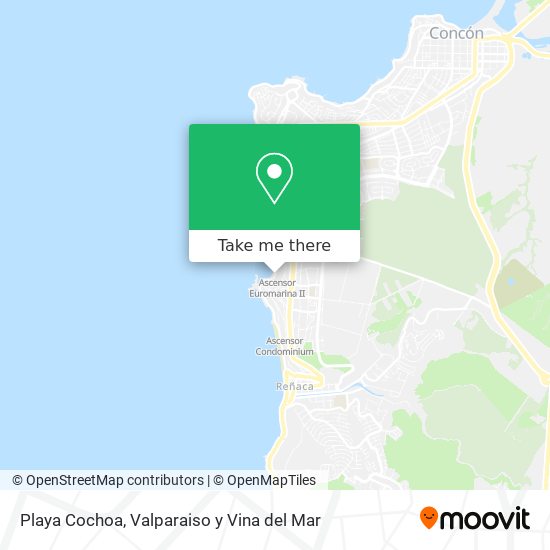 Mapa de Playa Cochoa