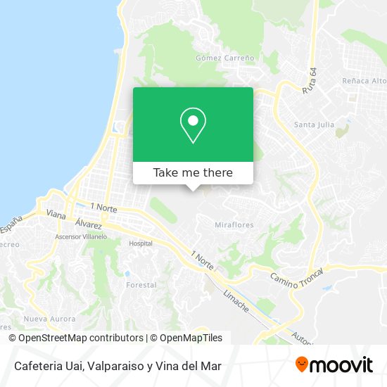 Mapa de Cafeteria Uai