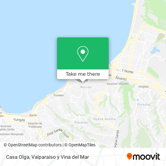Casa Olga map