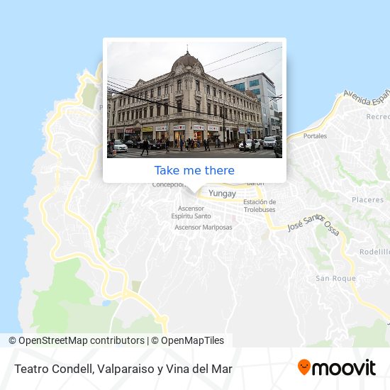 Teatro Condell map