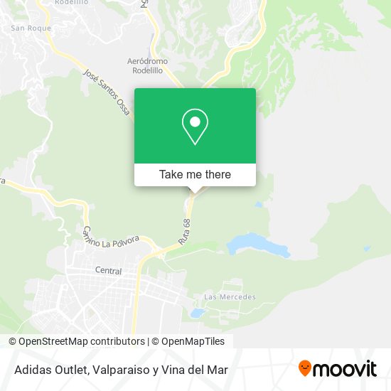 Mapa de Adidas Outlet