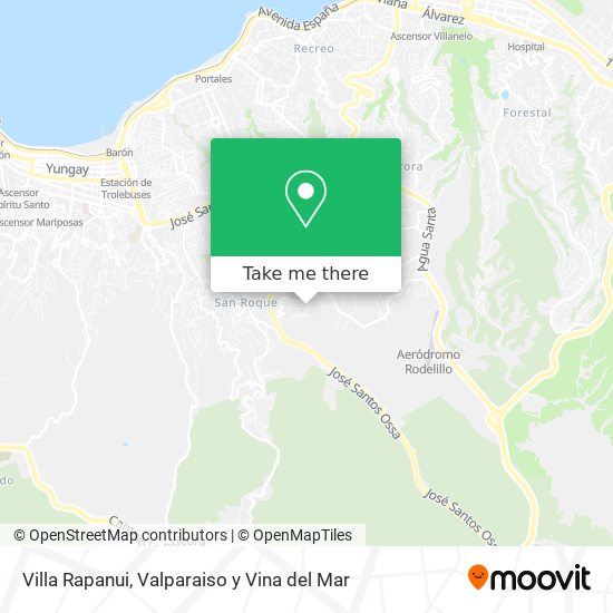 Mapa de Villa Rapanui