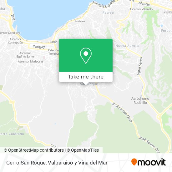 Cerro San Roque map