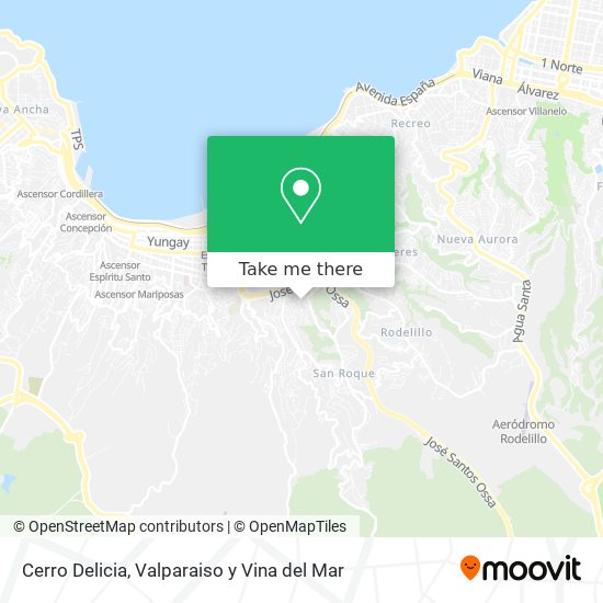 Mapa de Cerro Delicia