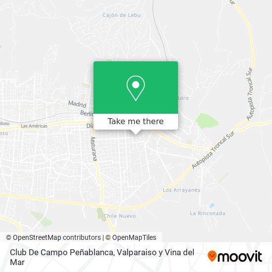 Club De Campo Peñablanca map